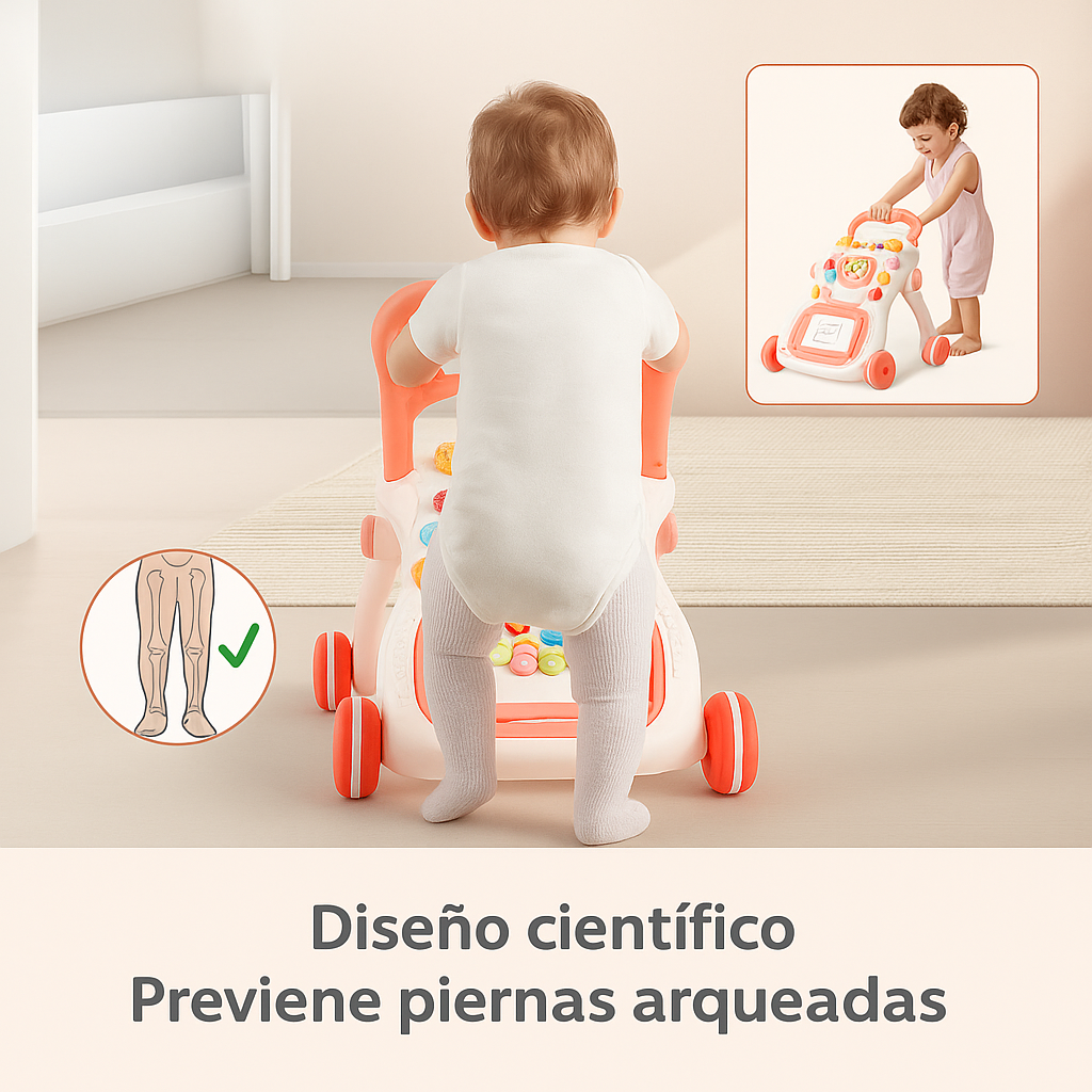 CAMINADOR ANDADOR BEBES CON TABLERO KIDSTEP® 3 EN 1