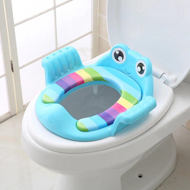 REDUCTOR DE BAÑO PARA BEBE TAZA ACOLCHADO