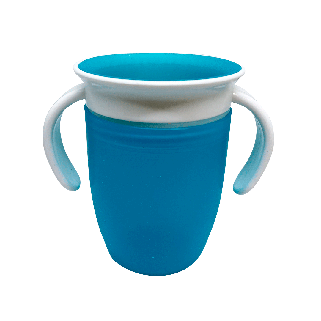 VASO PARA NIÑOS Y BEBÉS ANTIDERRAMES 360°