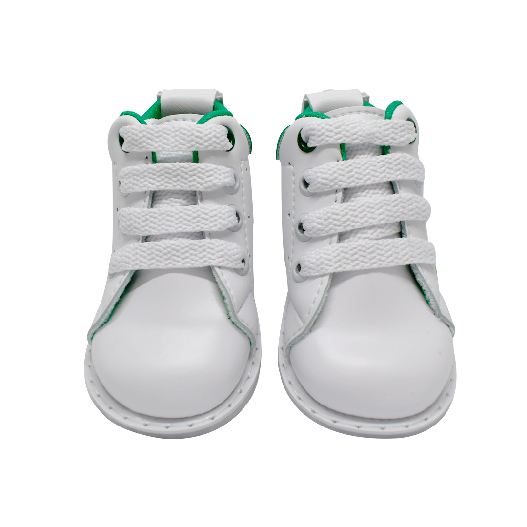 TENIS SMITH BLANCO LED VERDE
