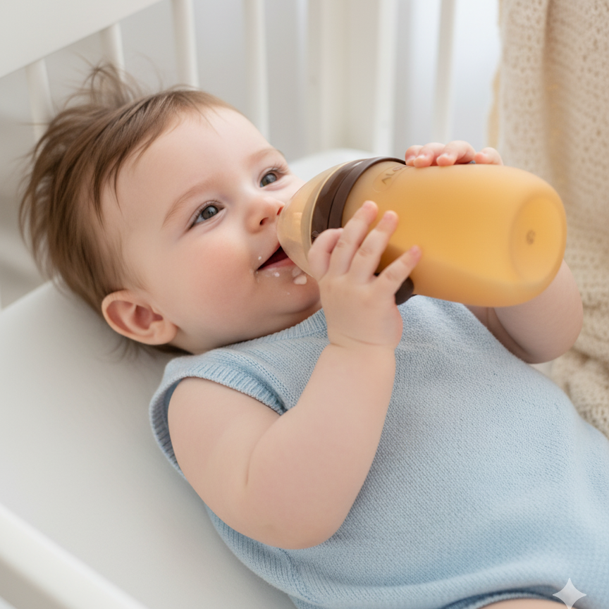 BIBERON SILICONA ANTICOLICO NATURAL MOMFEEL