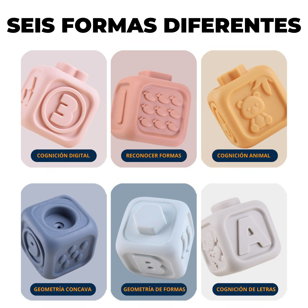 JUGUETE SENSORIAL BLOQUES Y TORRE DE AROS MONTESSORI