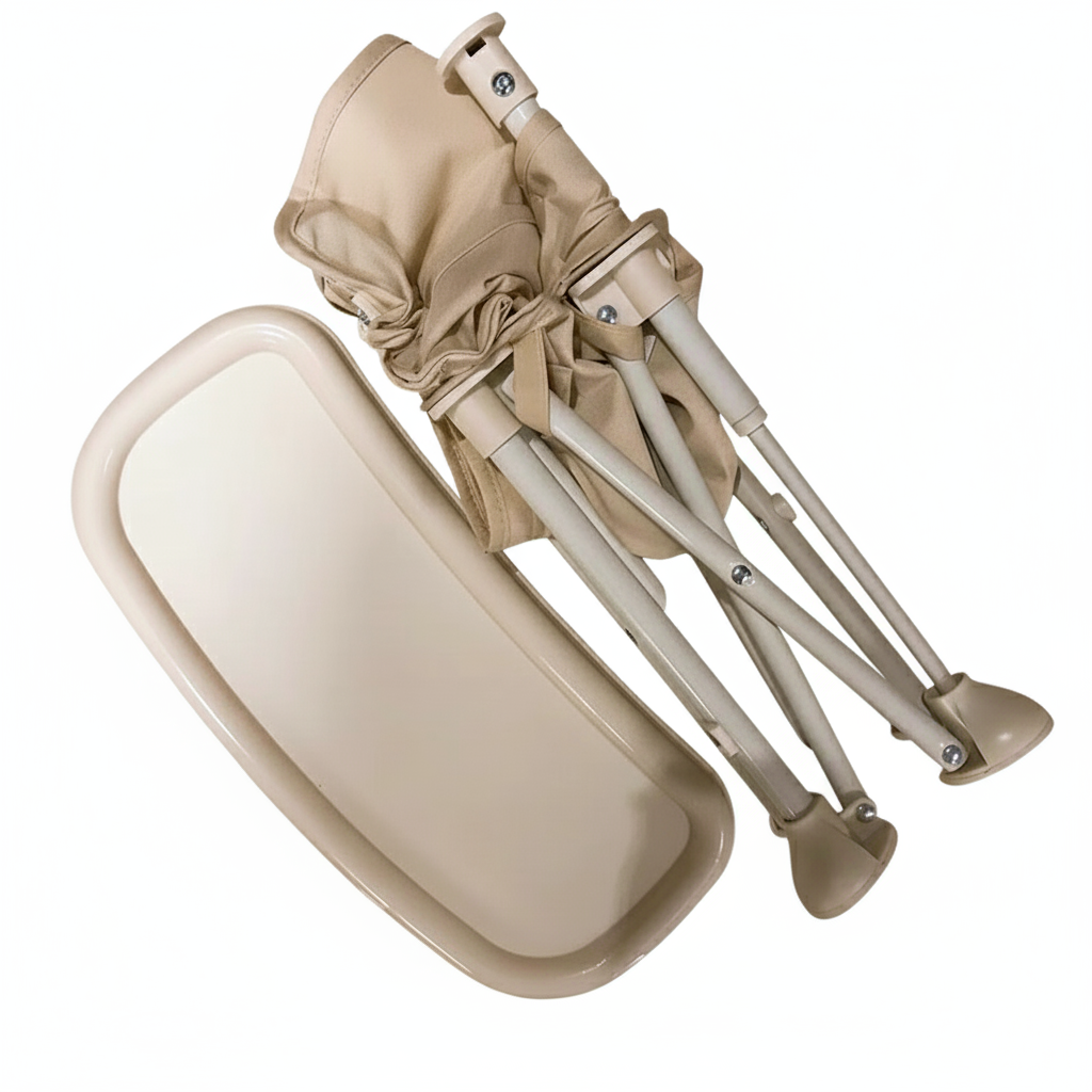 SILLA COMEDOR PLEGABLE CAMPING BEBE