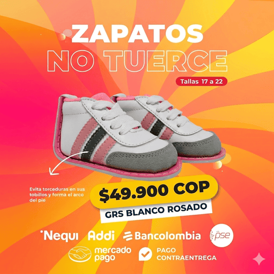TENIS GRS ROSADO/BLANCO
