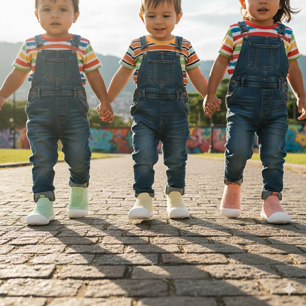 ZAPATOS SILICONA ANTIDESLIZANTE BEBES MINISTEP®