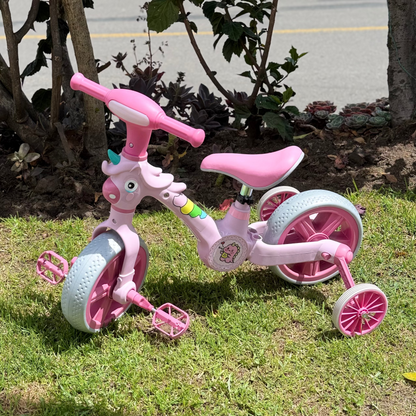 BICICLETA TRICICLO EVOLUTION ® PEDALES Y RUEDAS LUCES Y SONIDO