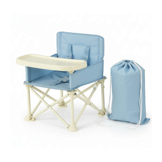 SILLA COMEDOR PLEGABLE CAMPING BEBE