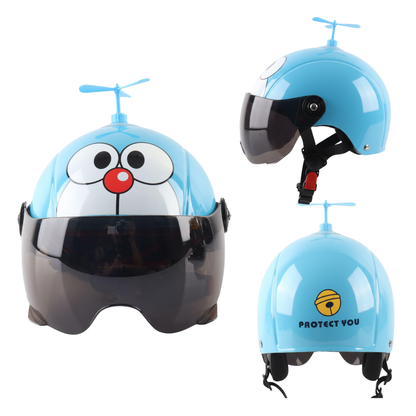CASCO DE SEGURIDAD INFANTIL CON VISERA