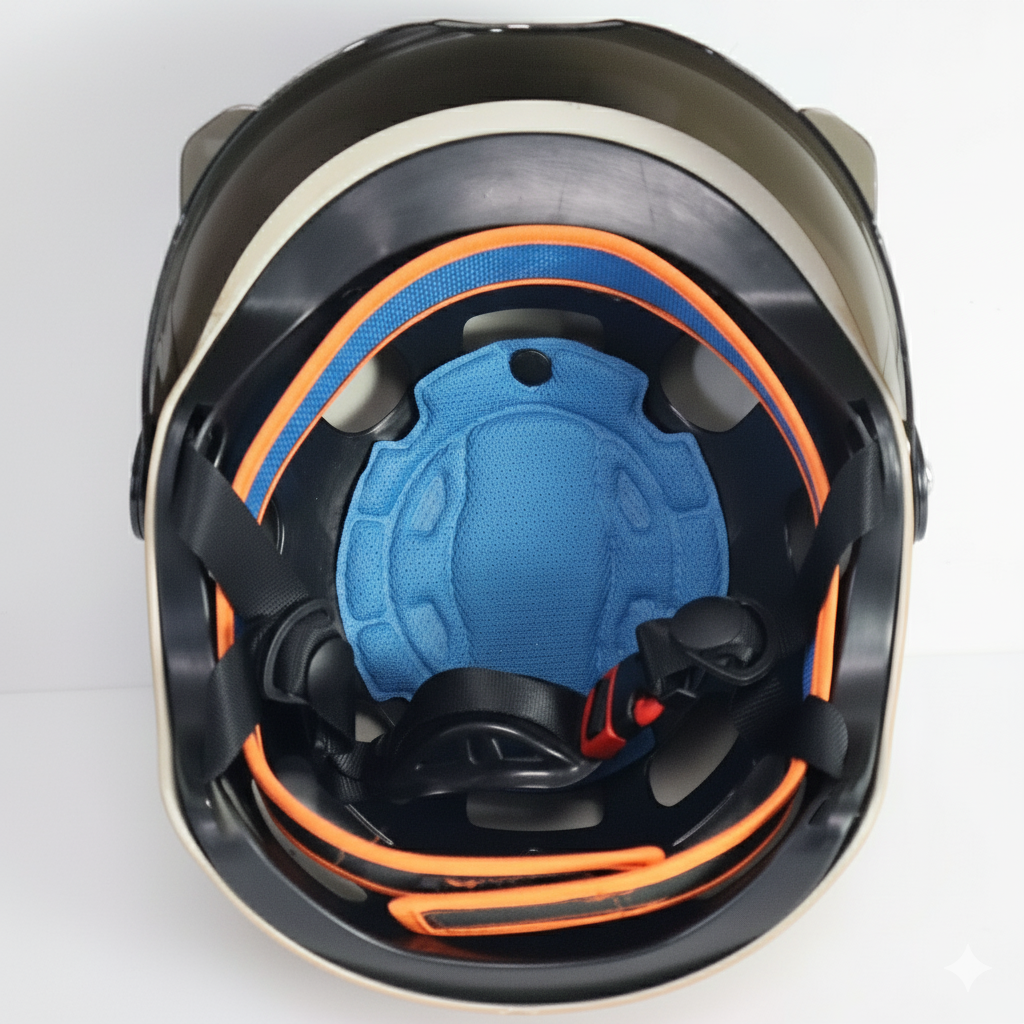 CASCO DE SEGURIDAD INFANTIL CON VISERA