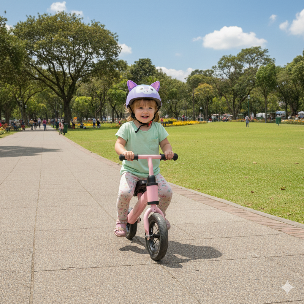 CASCO DE SEGURIDAD INFANTIL CON VISERA