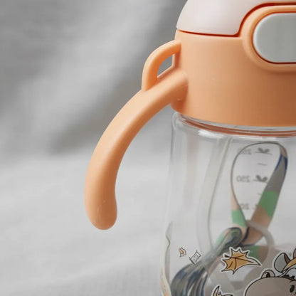 VASO PITILLO DINOSAURIO ANIMALES 400 ML