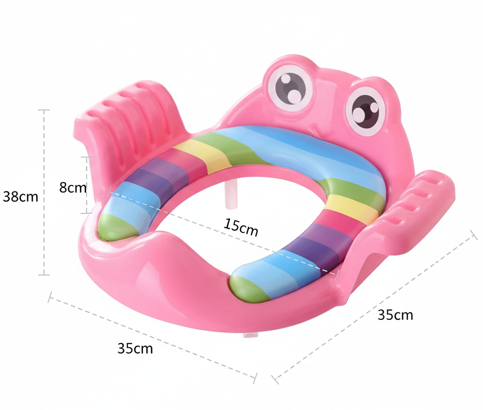 REDUCTOR DE BAÑO PARA BEBE TAZA ACOLCHADO