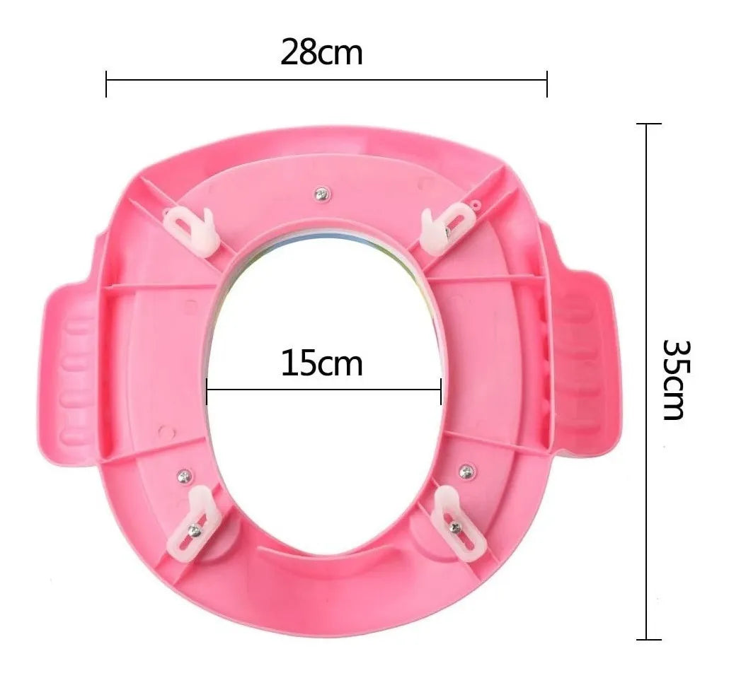 REDUCTOR DE BAÑO PARA BEBE TAZA ACOLCHADO