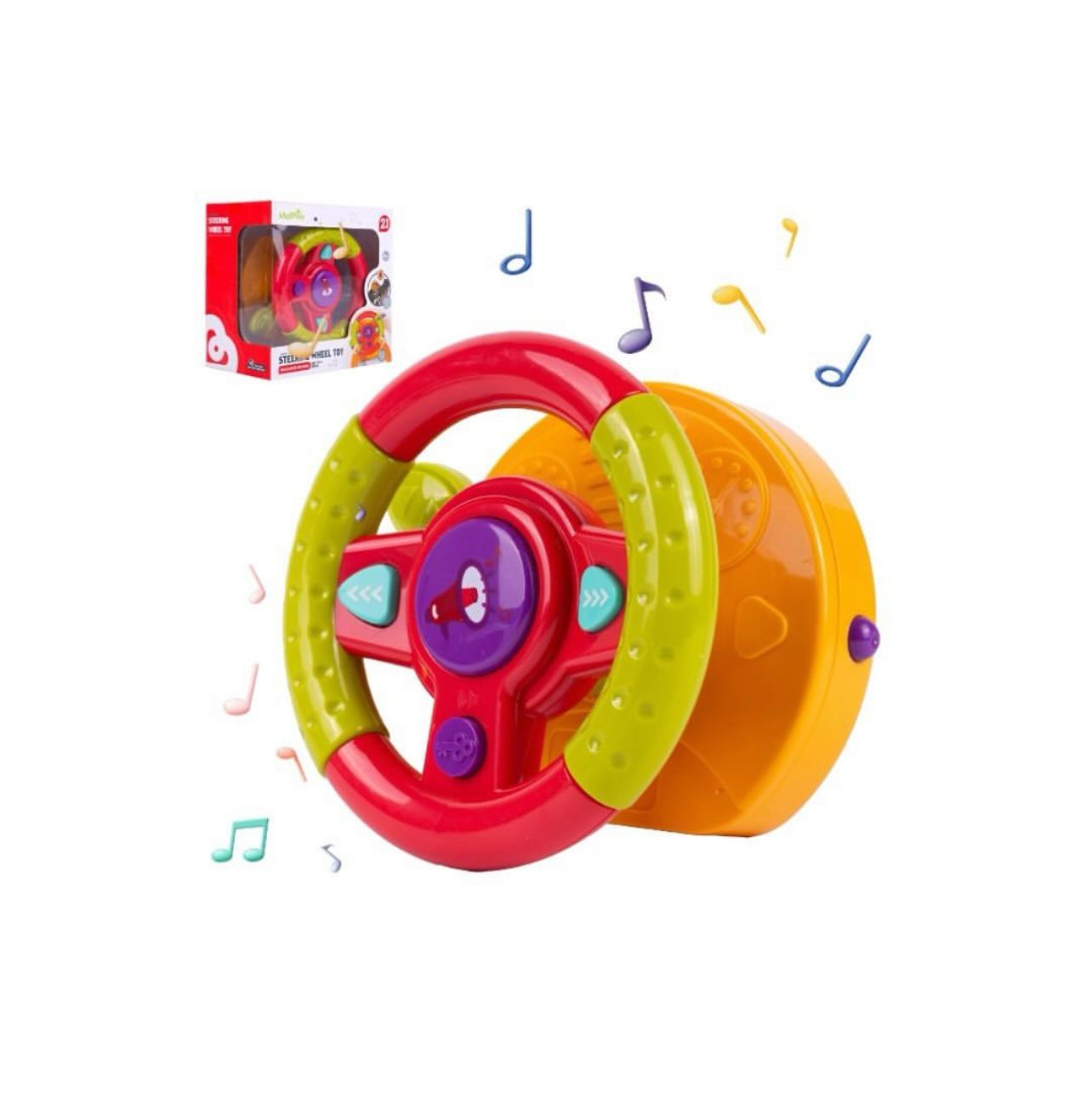 VOLANTE DIDACTICO INFANTIL MUSICAL