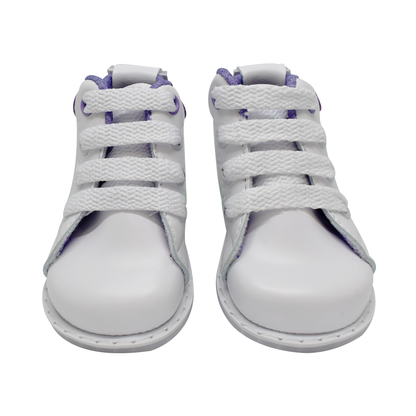 TENIS SMITH BLANCO LED LILA